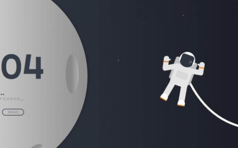 分享两款好看酷炫的404网页源码