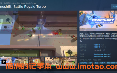 Steam免费领取 Geneshift: Battle Royale Turbo 游戏