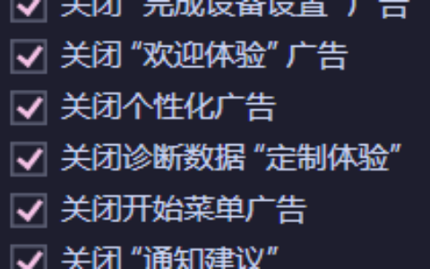 一键关闭 Win11广告 OFGB汉化版