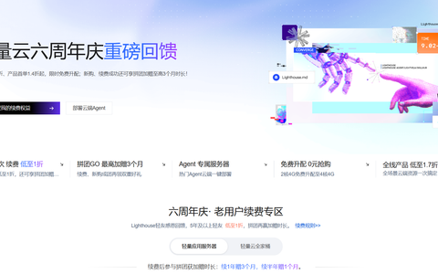 腾讯云轻量云服务器六周年 – 新购低至年付109元 续费低至1折